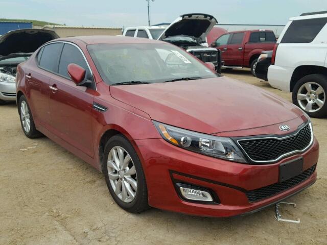 5XXGN4A77EG276619 - 2014 KIA OPTIMA RED photo 1