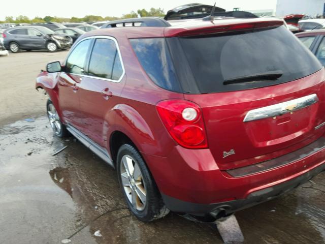 2GNFLDE52C6345580 - 2012 CHEVROLET EQUINOX LT BURGUNDY photo 3