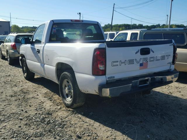 1GCEC14X83Z252055 - 2003 CHEVROLET SILVERADO WHITE photo 3