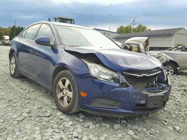 1G1PF5SC0C7297695 - 2012 CHEVROLET CRUZE LT BLUE photo 1