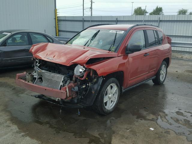 1J4FF47B29D188866 - 2009 JEEP COMPASS SP ORANGE photo 2