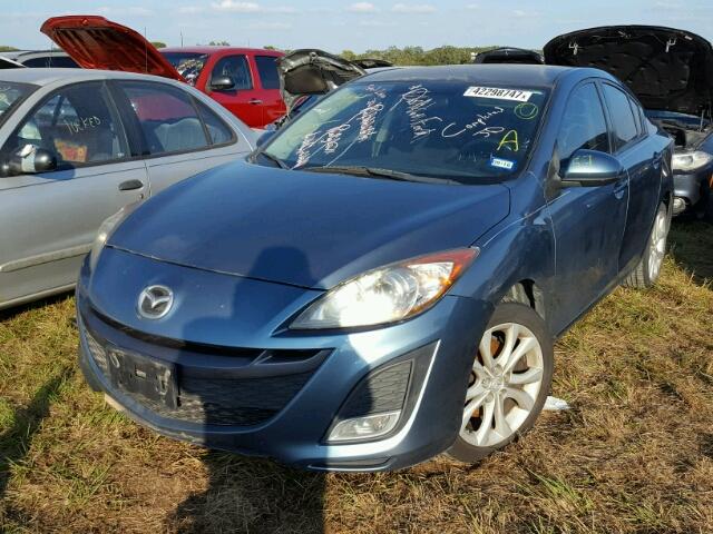 JM1BL1U50B1431611 - 2011 MAZDA 3 BLUE photo 2