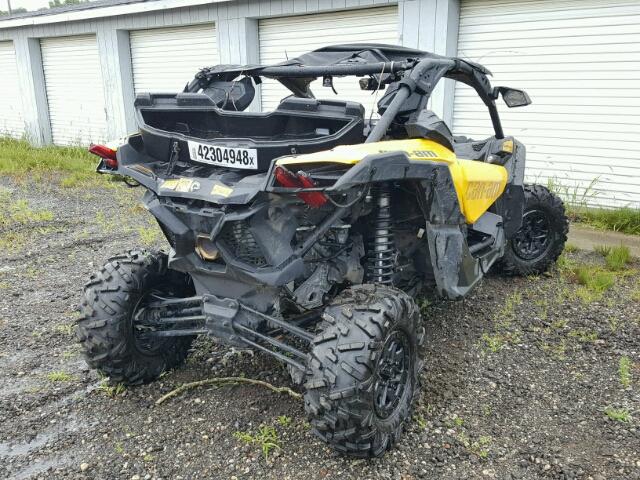 3JBVDAW29HK001244 - 2017 CAN-AM MAVERICK X YELLOW photo 4