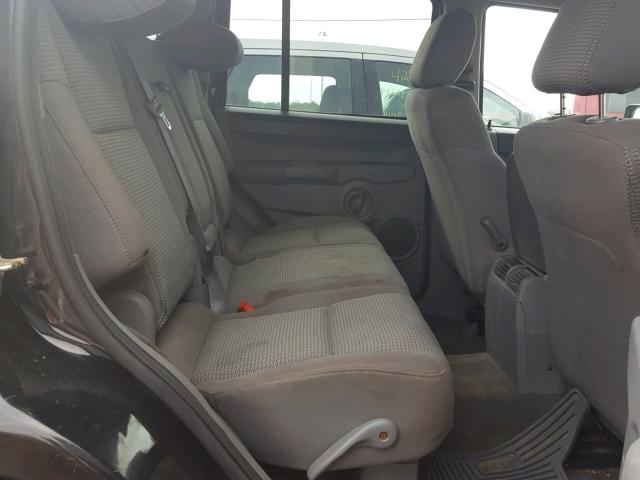 1J8HG48P37C528284 - 2007 JEEP COMMANDER BLACK photo 6