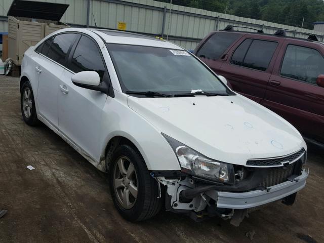 1G1PC5SB3E7337187 - 2014 CHEVROLET CRUZE LT WHITE photo 1