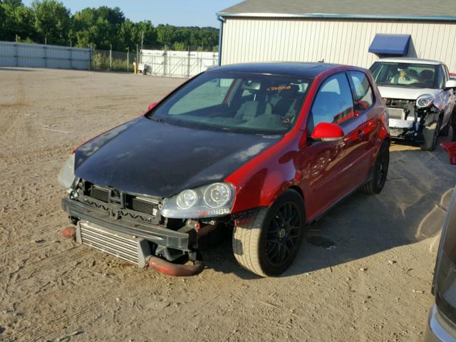 WVWFV71K26W126337 - 2006 VOLKSWAGEN NEW GTI RED photo 2