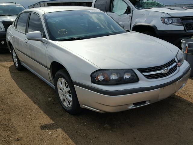 2G1WF55K459338071 - 2005 CHEVROLET IMPALA SILVER photo 1