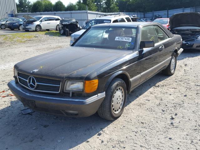 WDBCA45E1LA547362 - 1990 MERCEDES-BENZ 560 SEC BLACK photo 2