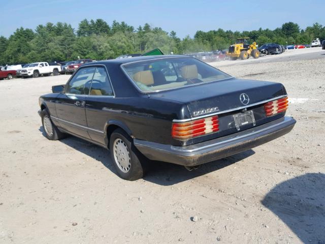 WDBCA45E1LA547362 - 1990 MERCEDES-BENZ 560 SEC BLACK photo 3