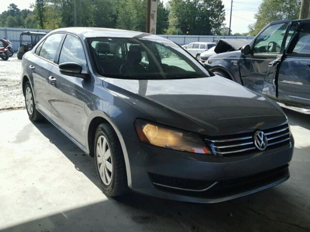 1VWAP7A31DC018557 - 2013 VOLKSWAGEN PASSAT S GRAY photo 1