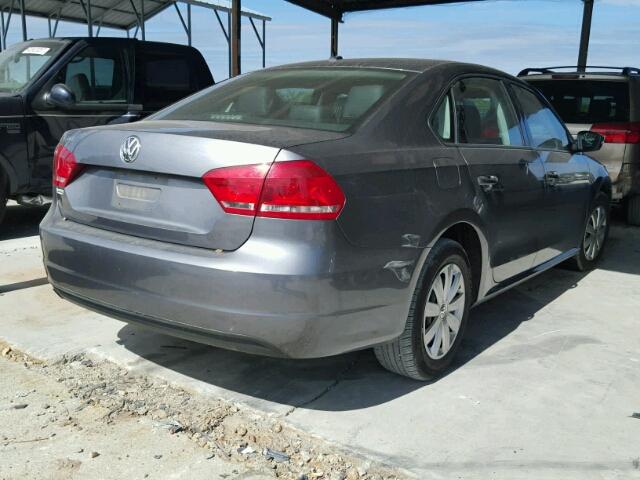 1VWAP7A31DC018557 - 2013 VOLKSWAGEN PASSAT S رمادي صورة 4