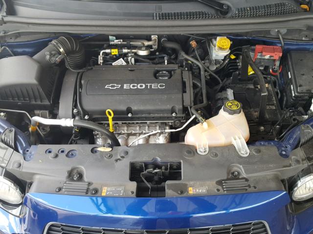 1G1JA5SH1E4195956 - 2014 CHEVROLET SONIC LS BLUE photo 7