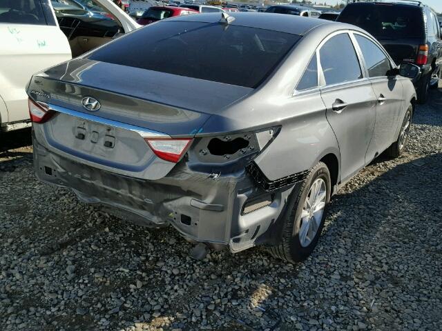 5NPEB4AC9DH659056 - 2013 HYUNDAI SONATA GLS GRAY photo 4