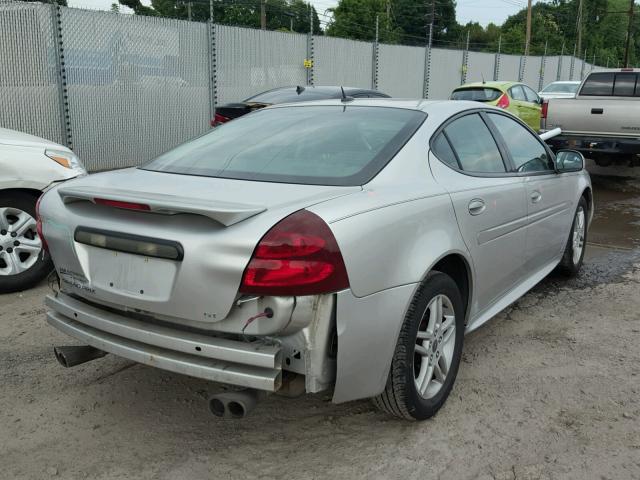2G2WR584461130434 - 2006 PONTIAC GRAND PRIX SILVER photo 4