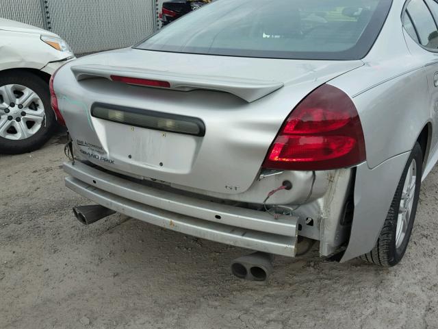 2G2WR584461130434 - 2006 PONTIAC GRAND PRIX SILVER photo 9