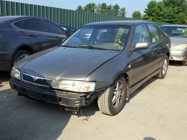 JNKCP11A01T404582 - 2001 INFINITI G20 GRAY photo 2