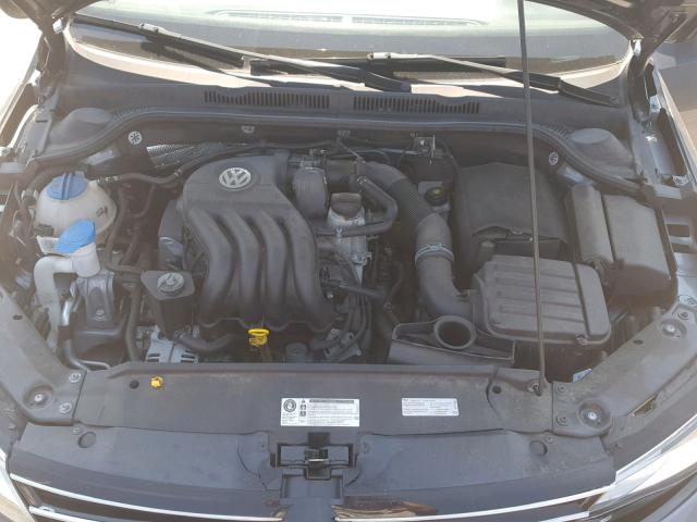 3VW2K7AJ0FM234516 - 2015 VOLKSWAGEN JETTA BASE GRAY photo 7