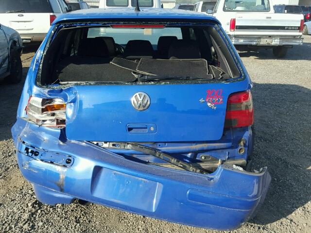 9BWKE61J234072244 - 2003 VOLKSWAGEN GTI 20TH A BLUE photo 9