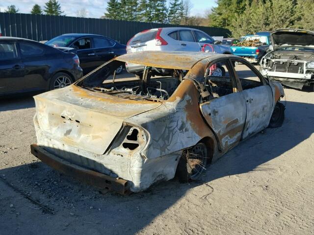 4T1BE32K65U574737 - 2005 TOYOTA CAMRY LE BURN photo 4