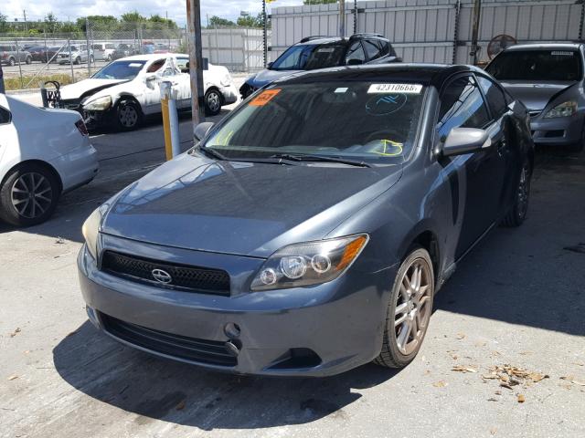 JTKDE167680270125 - 2008 TOYOTA SCION TC GRAY photo 2