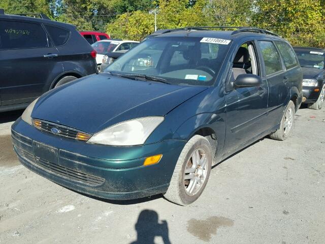 1FAFP3630YW161309 - 2000 FORD FOCUS SE GREEN photo 2