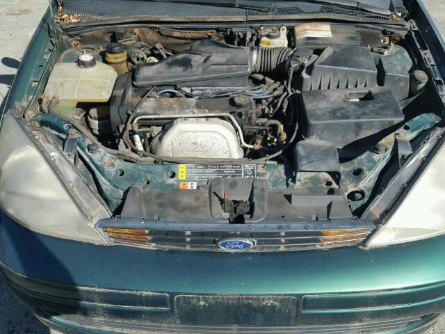 1FAFP3630YW161309 - 2000 FORD FOCUS SE GREEN photo 7