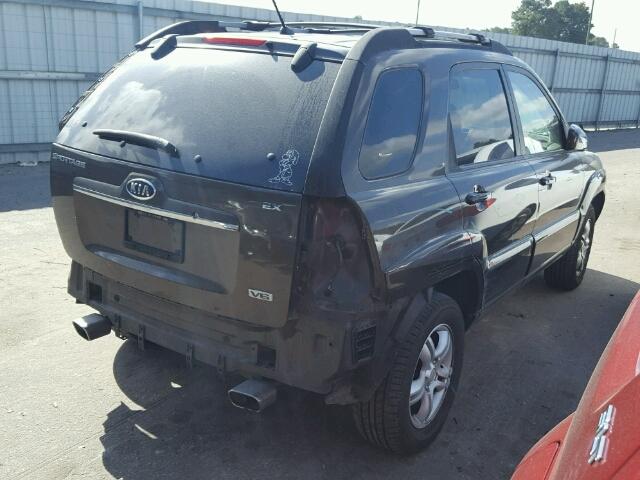 KNDJF723977316761 - 2007 KIA SPORTAGE E BROWN photo 4