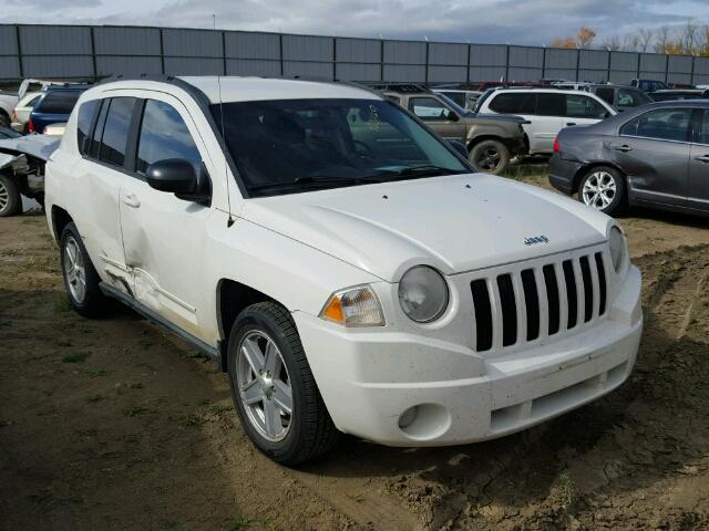 1J4NT4FB7AD585306 - 2010 JEEP COMPASS SP WHITE photo 1