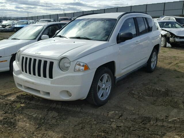 1J4NT4FB7AD585306 - 2010 JEEP COMPASS SP WHITE photo 2