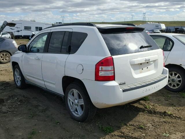 1J4NT4FB7AD585306 - 2010 JEEP COMPASS SP WHITE photo 3