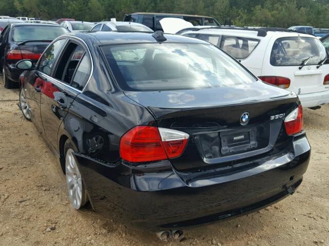 WBAVB33576KR79065 - 2006 BMW 330 BLACK photo 3