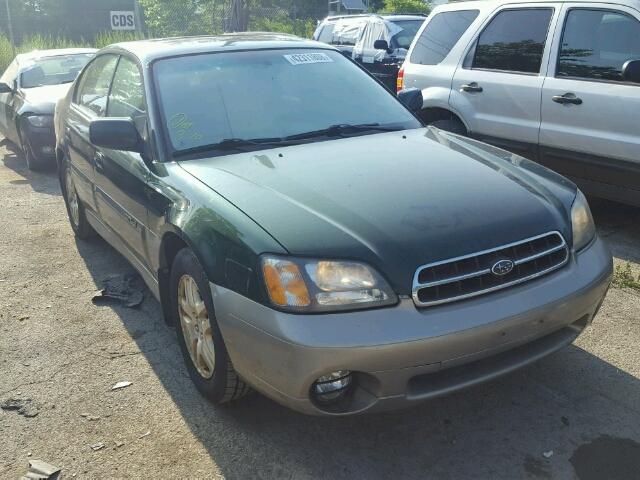 4S3BE686117214669 - 2001 SUBARU LEGACY OUT GREEN photo 1