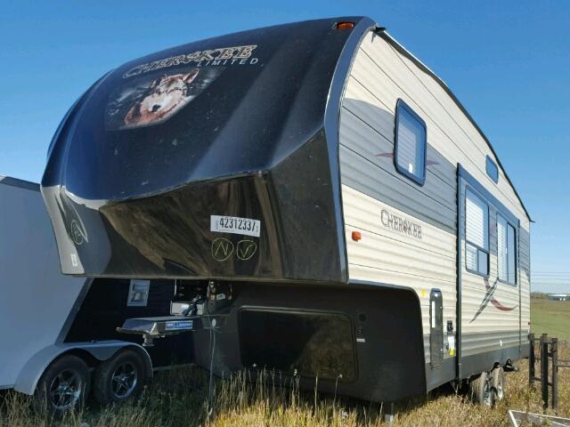 4X4FCKZ2XGX123754 - 2016 CHER 5TH WHEEL BROWN photo 2