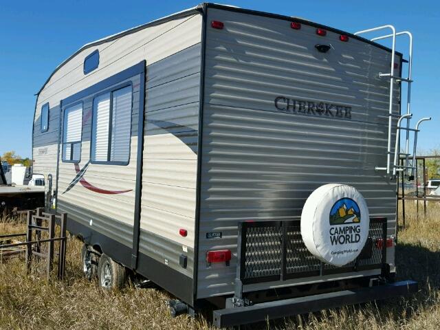 4X4FCKZ2XGX123754 - 2016 CHER 5TH WHEEL BROWN photo 4