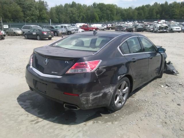 19UUA9F50DA005075 - 2013 ACURA TL TECH GRAY photo 4