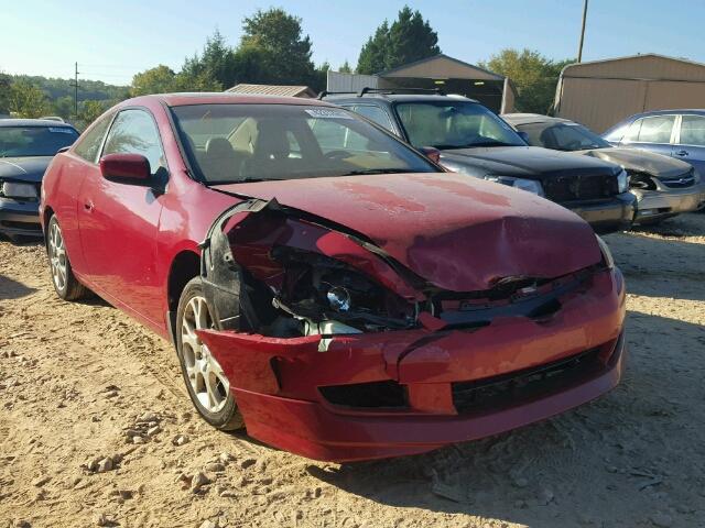 1HGCM82683A018456 - 2003 HONDA ACCORD EX RED photo 1