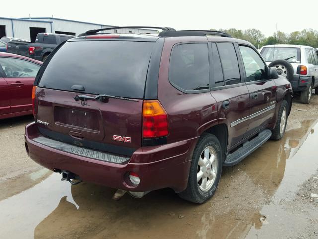 1GKDT13S562326311 - 2006 GMC ENVOY BURGUNDY photo 4