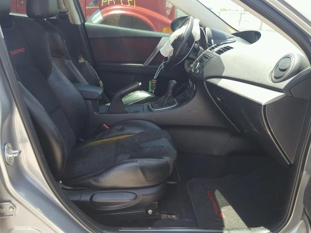 JM1BL1L39C1554051 - 2012 MAZDA SPEED 3 SILVER photo 5