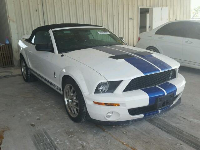 1ZVHT89S385127852 - 2008 FORD MUSTANG SH WHITE photo 1