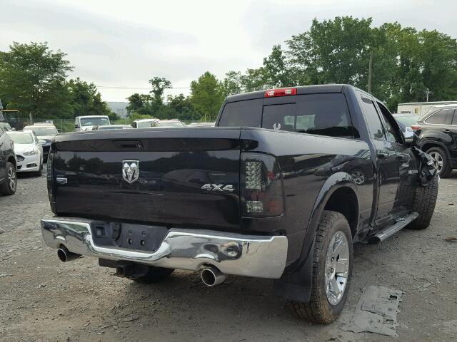 1C6RD7JTXCS344528 - 2012 DODGE RAM 1500 L BLACK photo 4