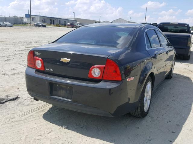 1G1ZA5EU4CF285650 - 2012 CHEVROLET MALIBU LS BLACK photo 4