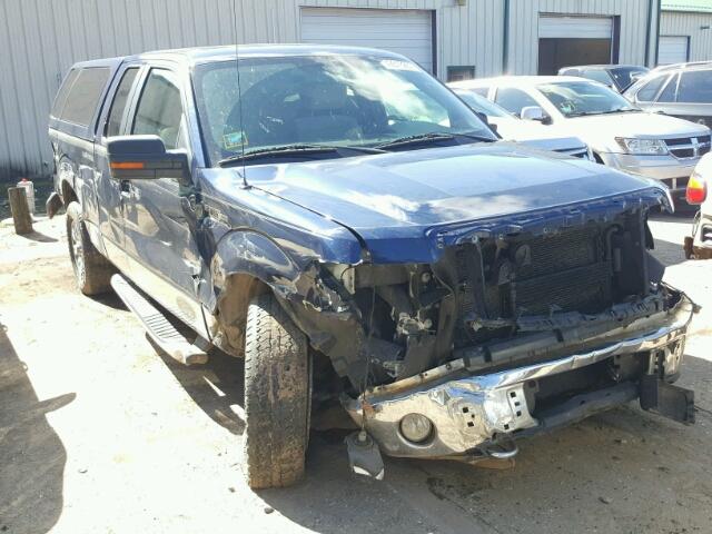 1FTPX14V89FA25616 - 2009 FORD F150 BLUE photo 1