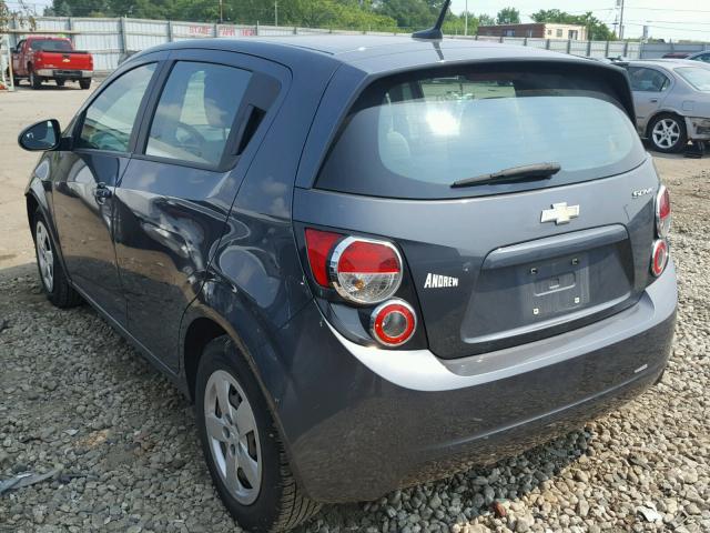 1G1JB6SH7D4182484 - 2013 CHEVROLET SONIC LS 灰色 照片 3