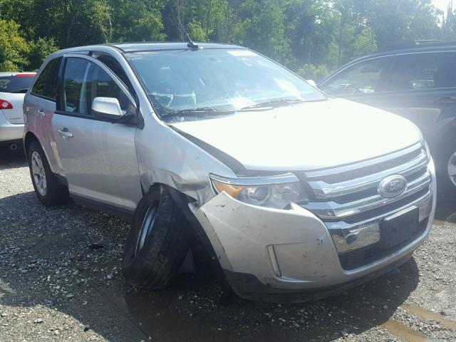 2FMDK4JC3DBE01568 - 2013 FORD EDGE SEL SILVER photo 1