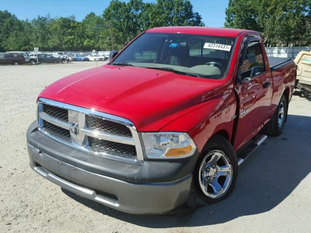 1D3HV16T49J526996 - 2009 DODGE RAM 1500 RED photo 2