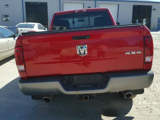 1D3HV16T49J526996 - 2009 DODGE RAM 1500 RED photo 6