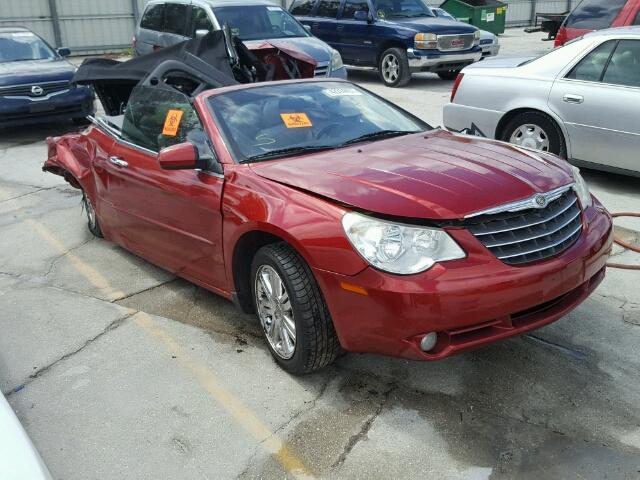 1C3LC65MX8N101732 - 2008 CHRYSLER SEBRING RED photo 1