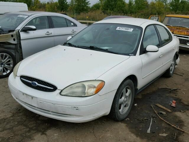 1FAFP53253G280452 - 2003 FORD TAURUS SE WHITE photo 2