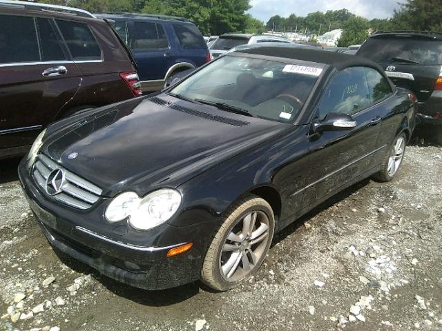 WDBTK56J06F169363 - 2006 MERCEDES-BENZ CLK 350 BLACK photo 2