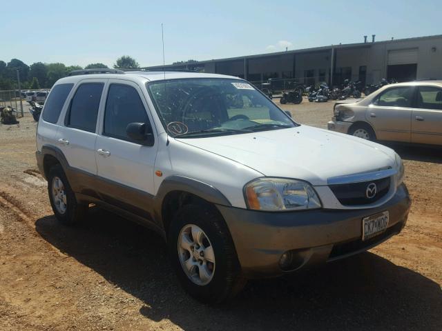 4F2CZ06114KM27524 - 2004 MAZDA TRIBUTE ES WHITE photo 1